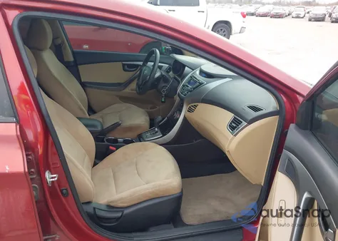 2013 Hyundai Elantra Gls z USA, uszkodzony, nr VIN 5NPDH4AE7DH376747